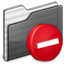Private Folder black icon